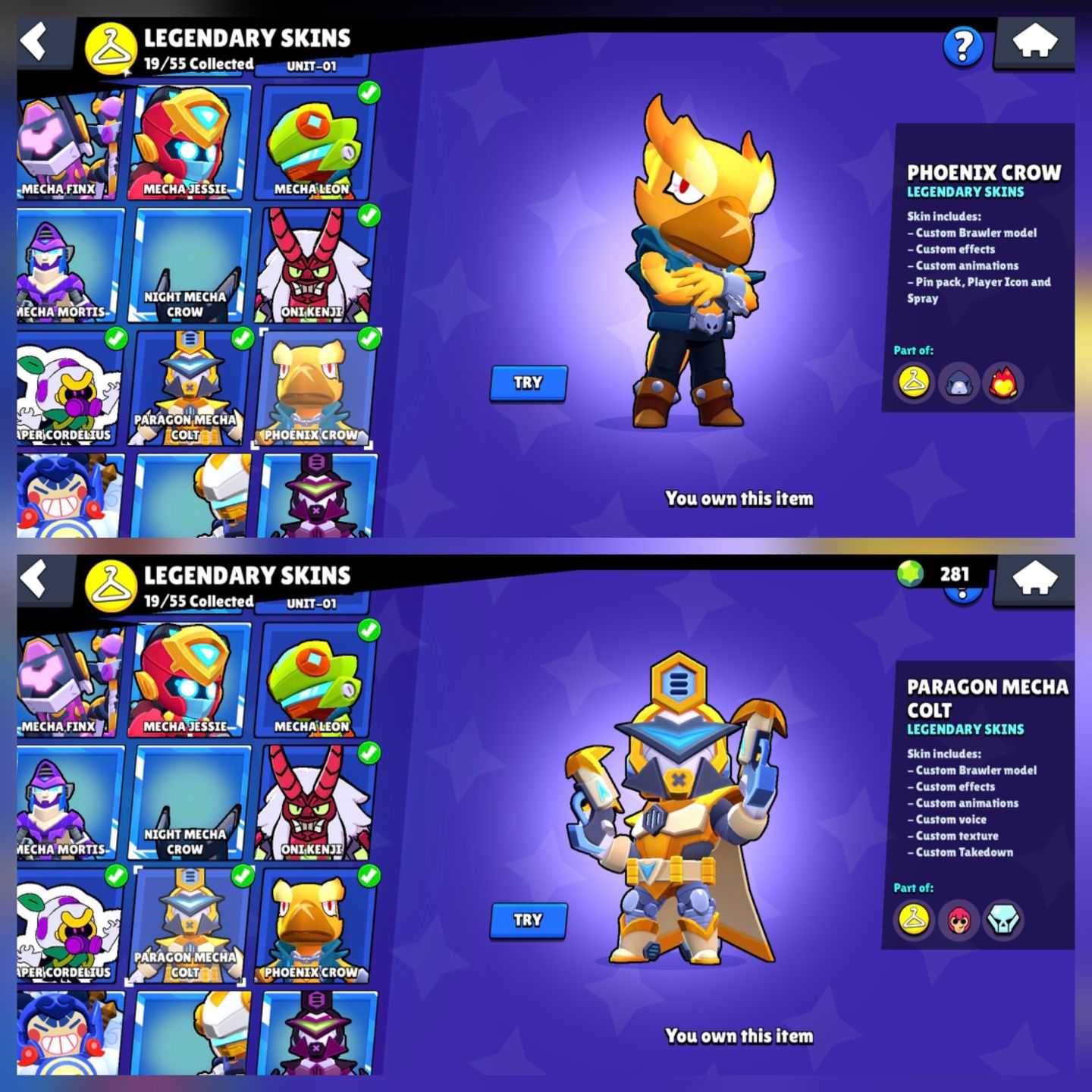 Conta Brawl Stars com TODOS os Brawlers (84 com prestígio)