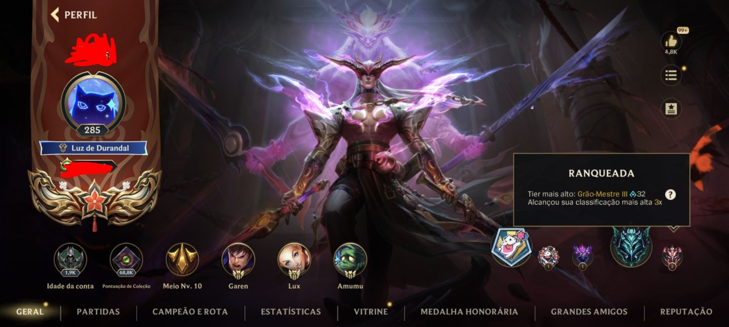 Conta Wild Rift, ALL Champions, 355 skins