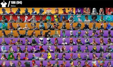 CONTA FORTNITE 186 SKINS FULL ACESS