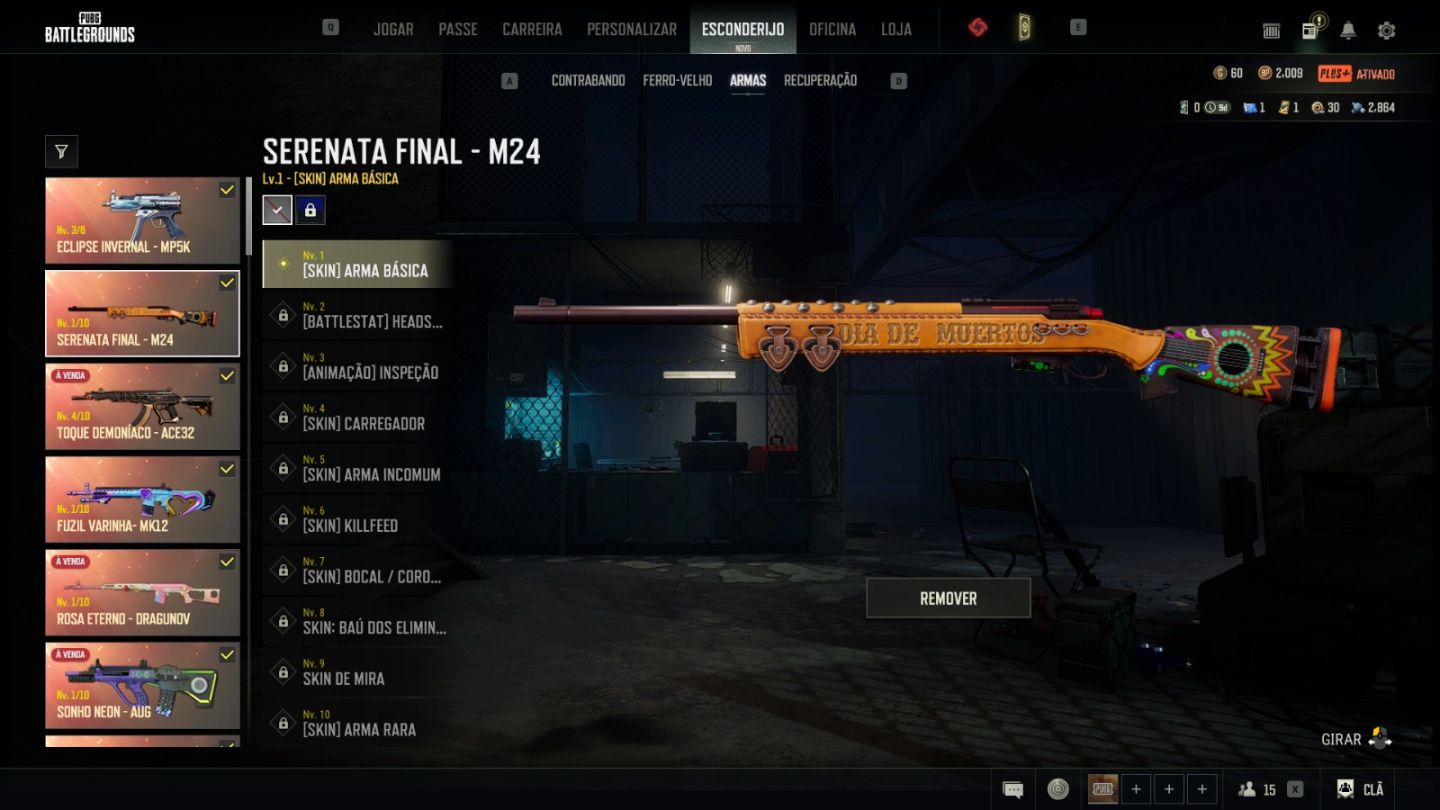 CONTA PUBG 9 PROGRECIVAS