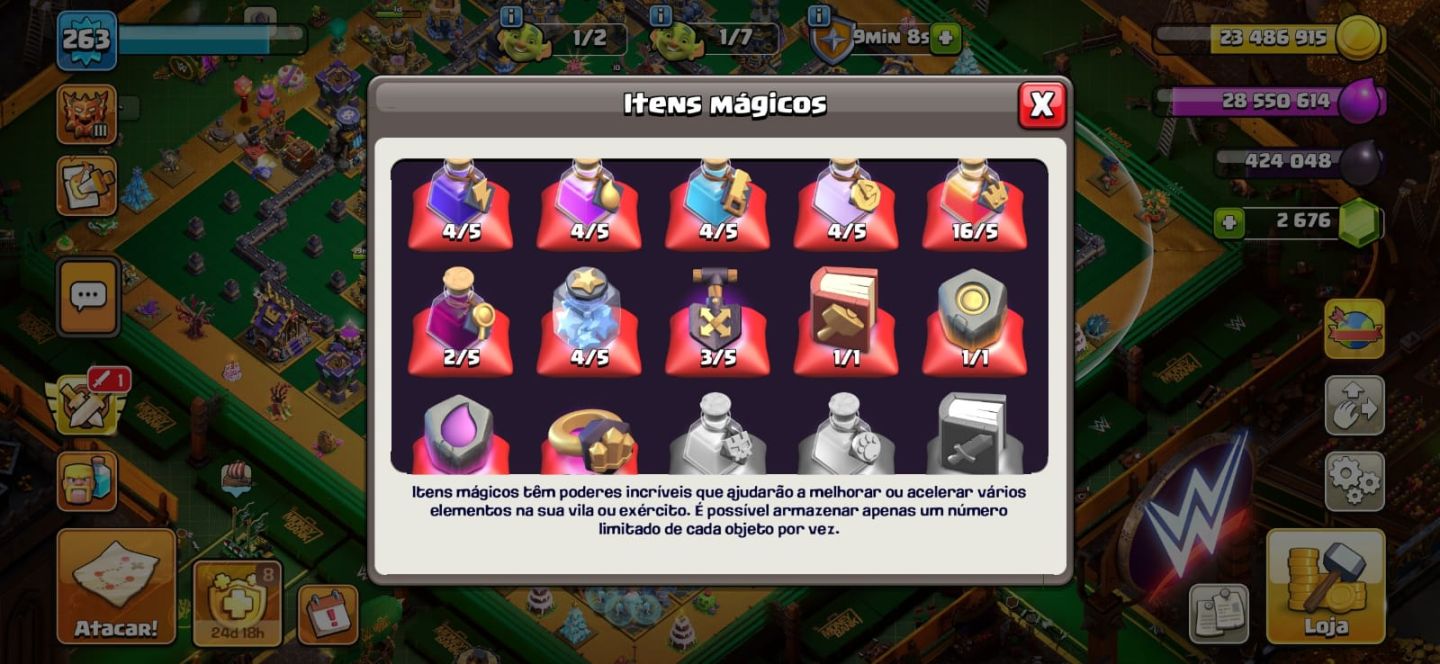 CV18 FULL RARO SKINS E PAISAGEM