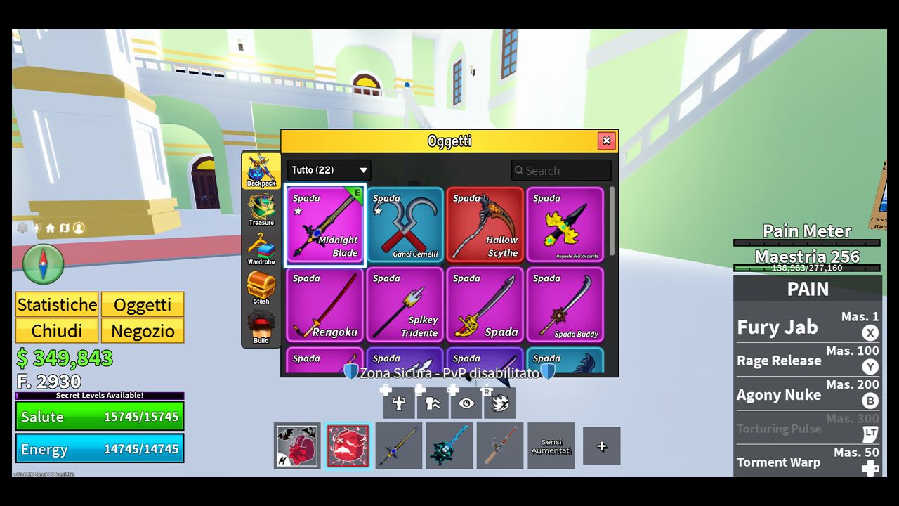 Conta de blox fruits com Magnet perm