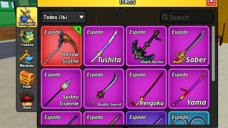 Conta roblox blox fruit e roube um ovo, kitsune equip e kitsune inv