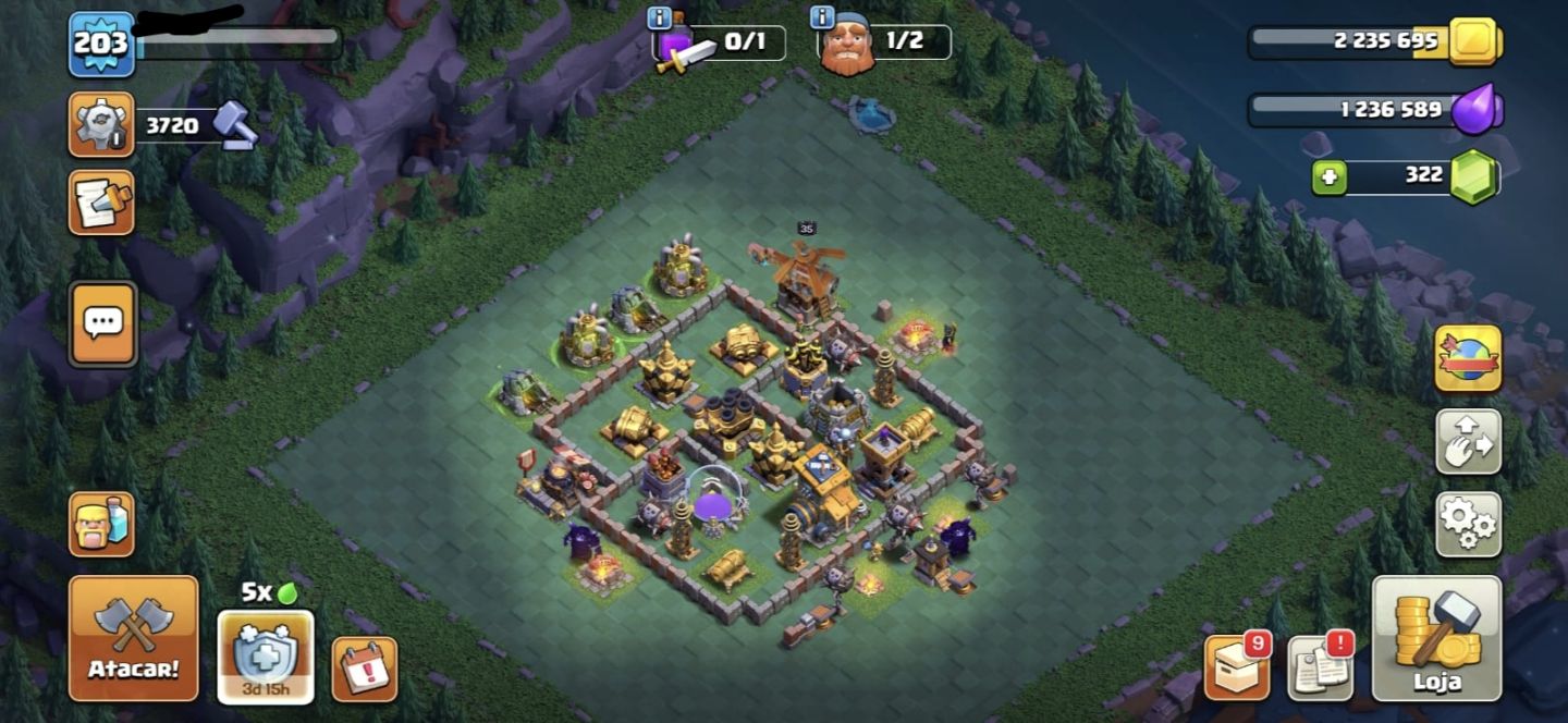 CONTA DE CLASH ROYALE E CLASH OF CLANS