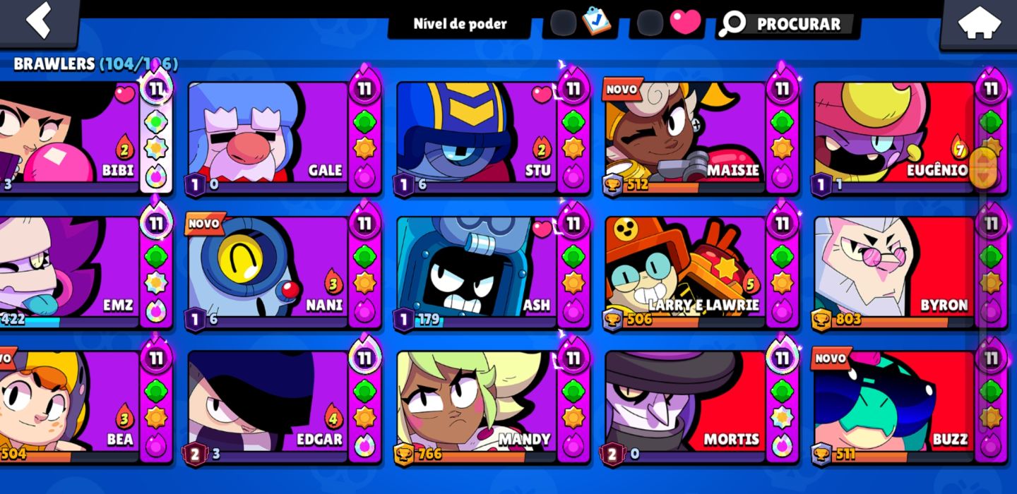 CONTA BRAWL STARS 50K DE TROFÉUS PRA SAIR LOGO