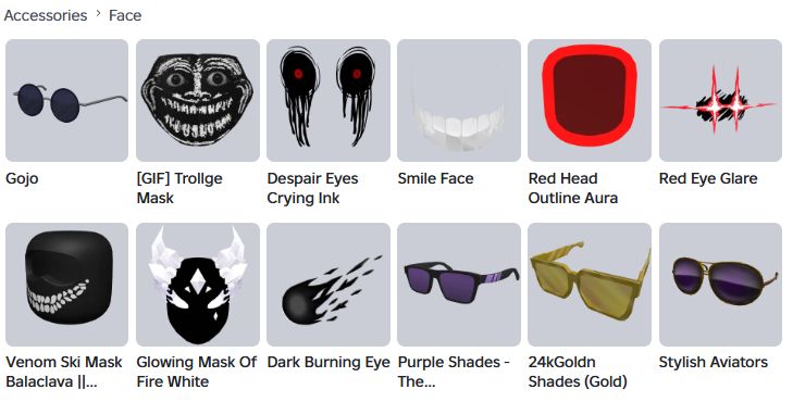 CONTA ROBLOX COM LIMITED QUADRI-SKULL AURA + ACESSÓRIOS e PACOTES.