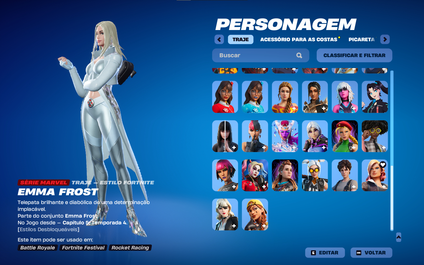 Conta Epic Games com varios jogos
