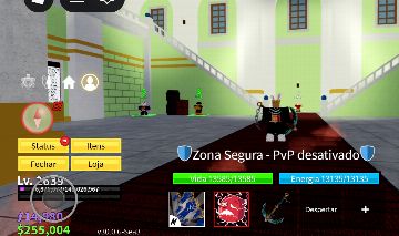 Conta Blox Fruits LVL 2639 | Mink V4 | Cursed Dual Katana | Sea 3