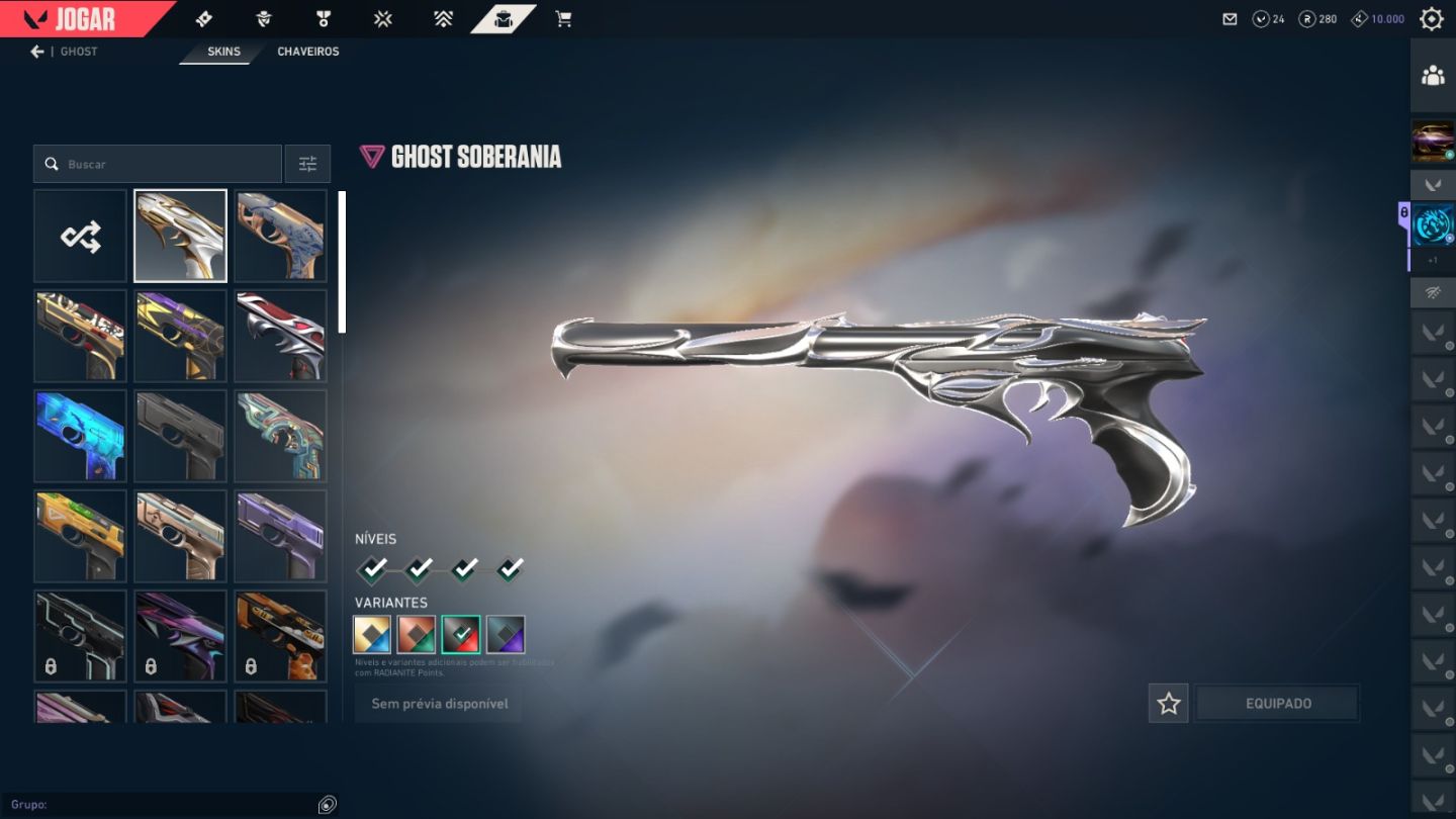 CONTA VALORANT MAIS DE 25 SKINS COMPRADAS/PACOTE CHAMPIONS 2022 EMAIL VERIFICADO