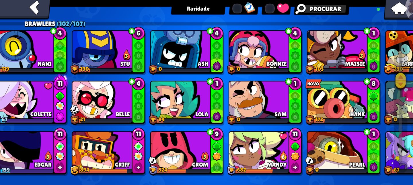 Conta de brawl stars antiga de 2021