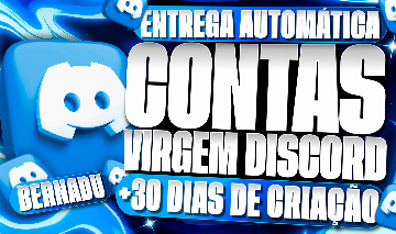 CONTAS DISCORD VIRGEM +30 DIAS - EMAIL+SENHA+TOKEN ( PREÇO BAIXO )
