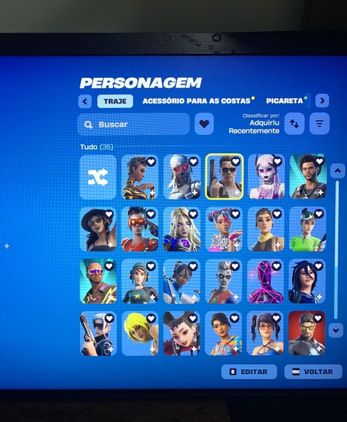 Conta de fortnite antiga