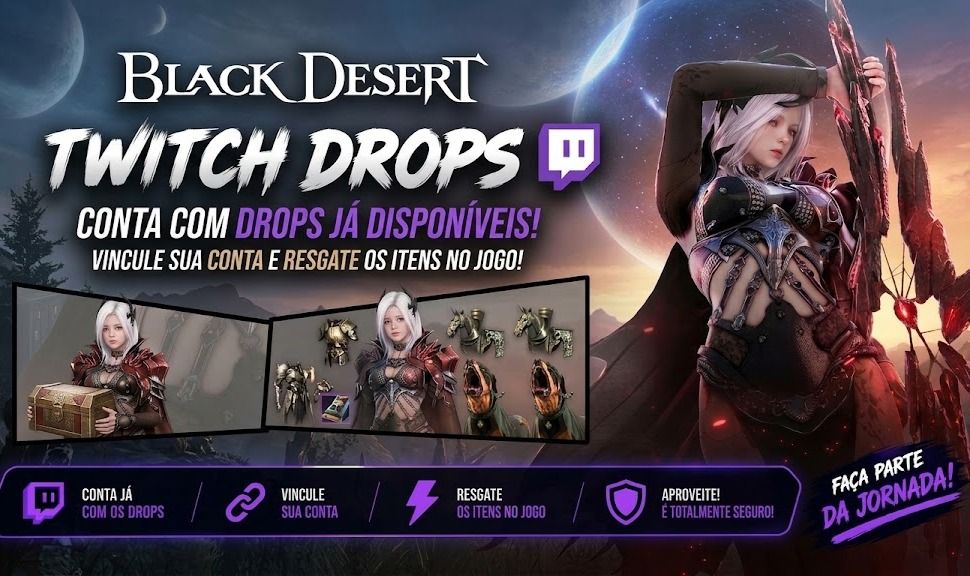 BLACK DESERT - TWITCH DROPS - ATUALIZADOS (ITENS NA DESCRIÇÃO)