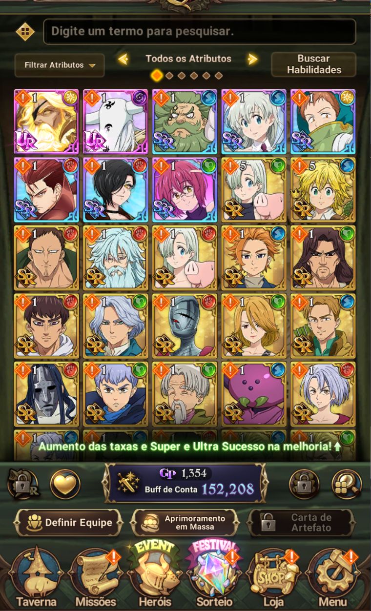 Contas Reroll 7ds