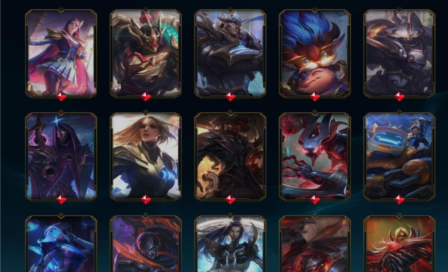 CONTA LOL + VALORANT | LVL 465 | ESMERALDA III | 277 SKINS