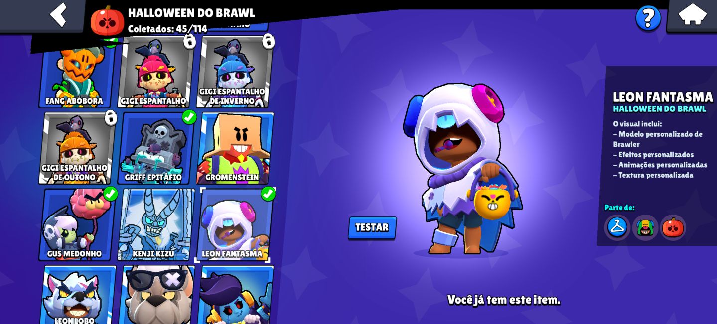 Conta brawl stars gemada e rara!!!