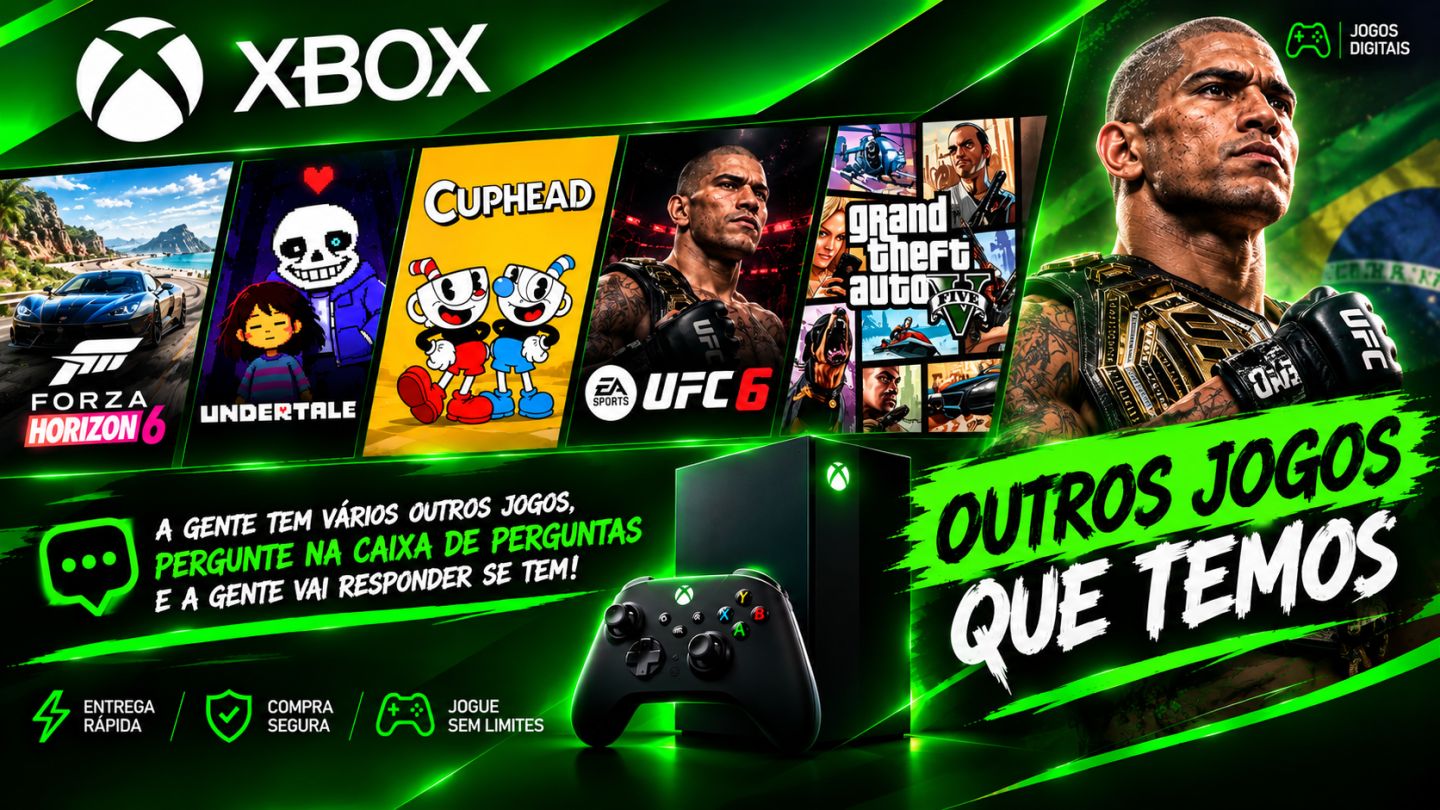 JOGOS INDIVIDUAIS XBOX MAIS BARATO DA PLATAFORMA (Leia a descrição)
