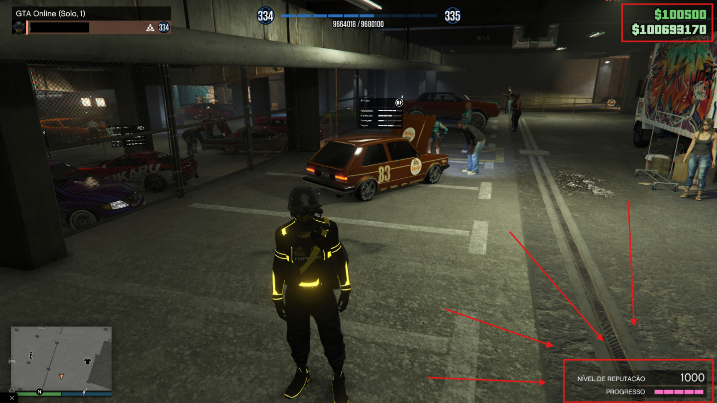 UP DE CONTA GTA 5 ENHANCED ONLINE (PC) + VEÍCULOS, + UNLOCK ALL