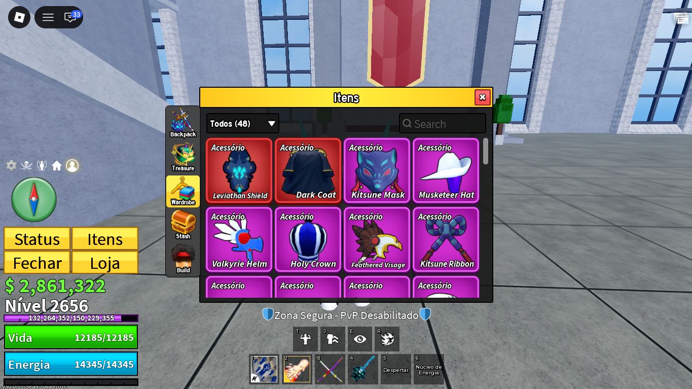 Conta Blox Fruit Full