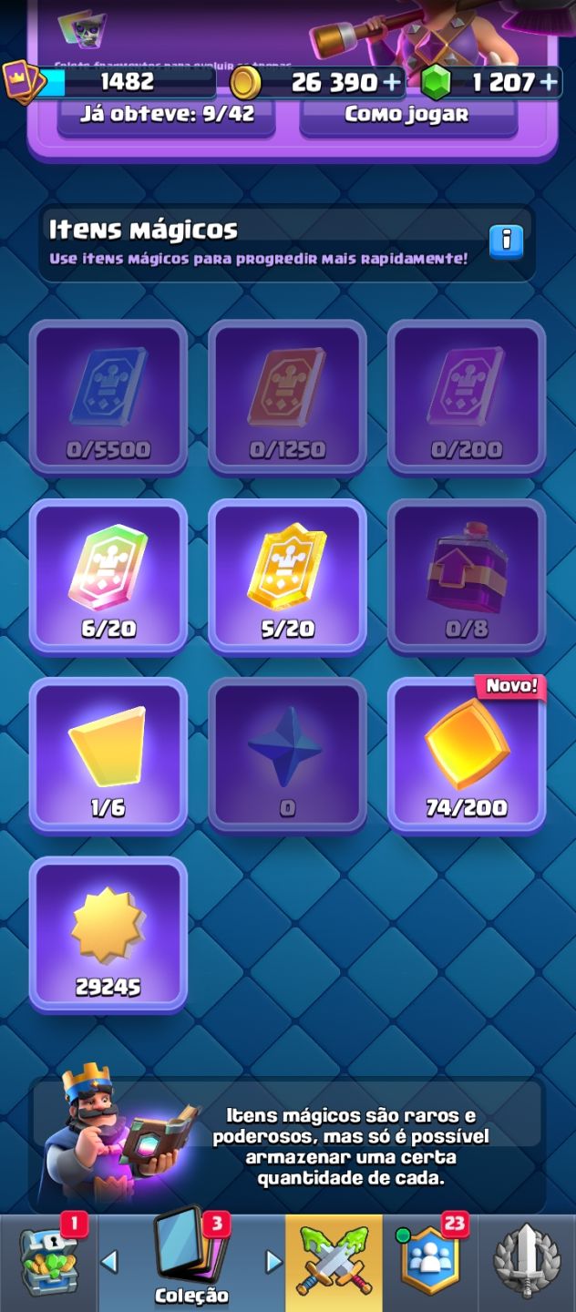 CONTA CLASH ROYALE