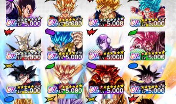CONTA DBL (DRAGON BALL LEGENDS) NÍVEL 461, VÁRIOS UL, QUASE TODOS LF.. END-GAME