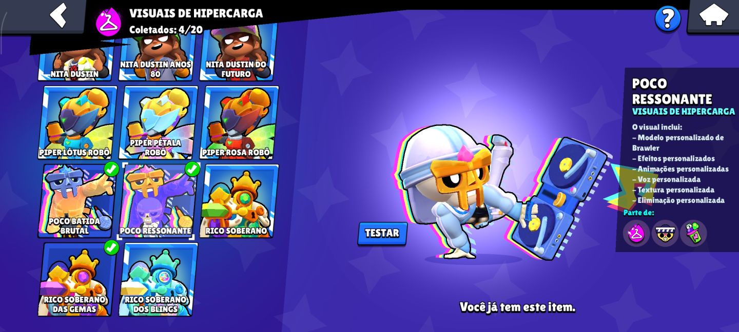 CONTA FA | BRAWL STARS | MUITAS SKINS | DONO ÚNICO