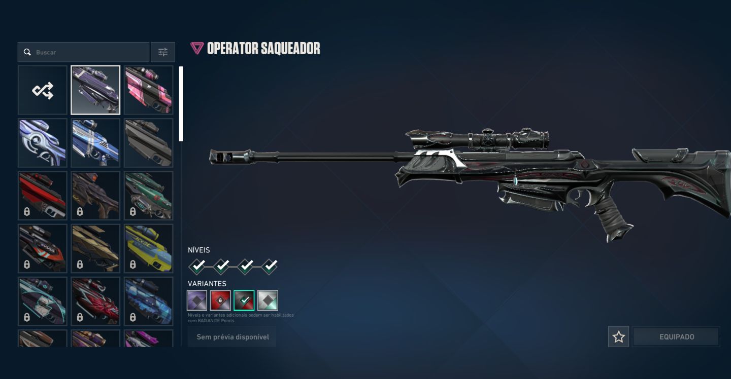 CONTA VALORANT ASCENDENTE KARAMBIT RGX + CHAMPIONS 2022 + XENO CAÇADOR