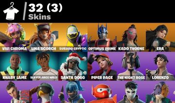 Conta Fortnite 32 SKINS/CAPTAIN TALON/ HERO BAYMAX/ GODZILLA /SOMENTE PC
