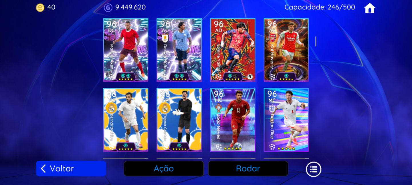 Conta efootboll só Konami Id, pra pegar e subir divisão