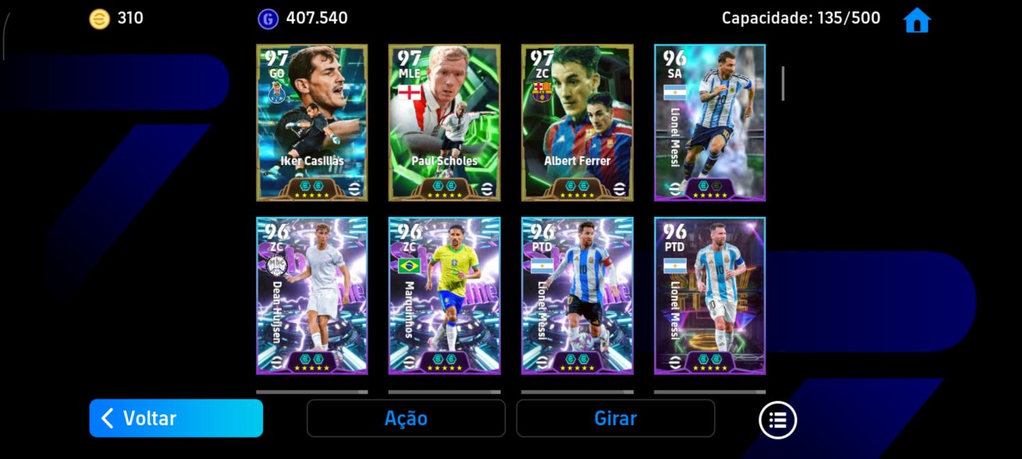 CONTA EFOOTBALL MOBILE COM FORÇA COLETIVA 3187!
