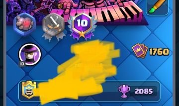 Conta nível 16 Clash royale
