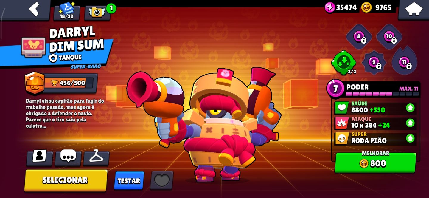 Conta rara brawl Stars