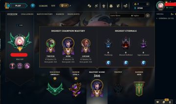 Conta esmeralda - Ahri KDA Prestígio - MMR DIAMANTE 2