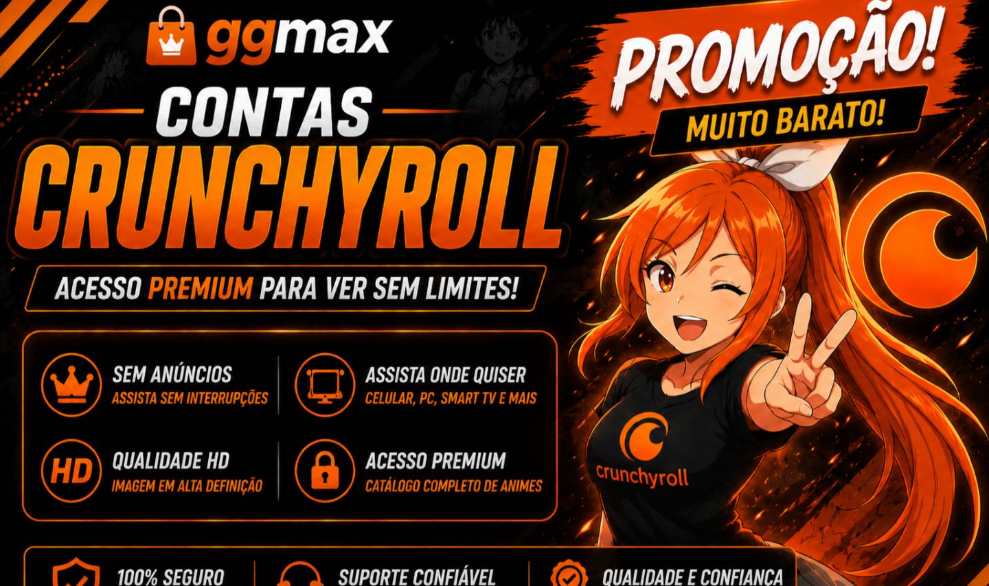 CONTA CRUNCHYROLL PREMIUM PROMOÇÃO IMPERDÍVEL!