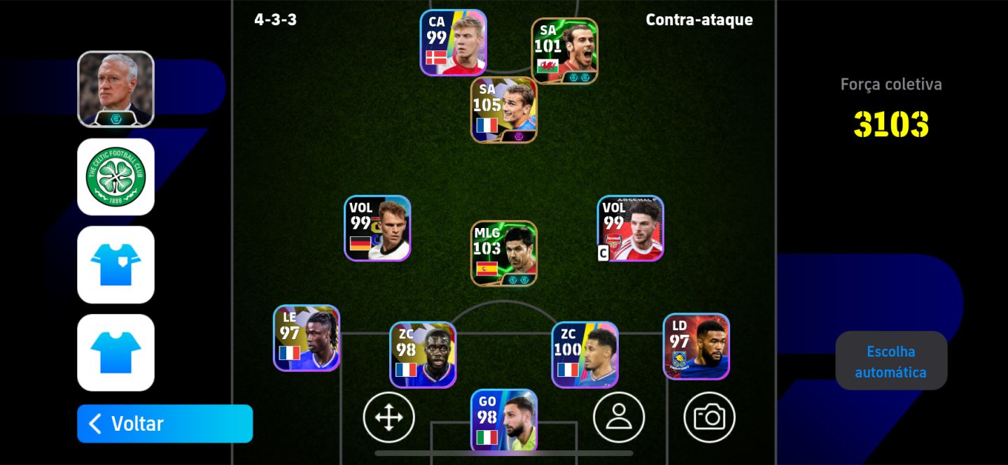 Conta Efootball Mobile cartas OLD VEJA AS FOTOS
