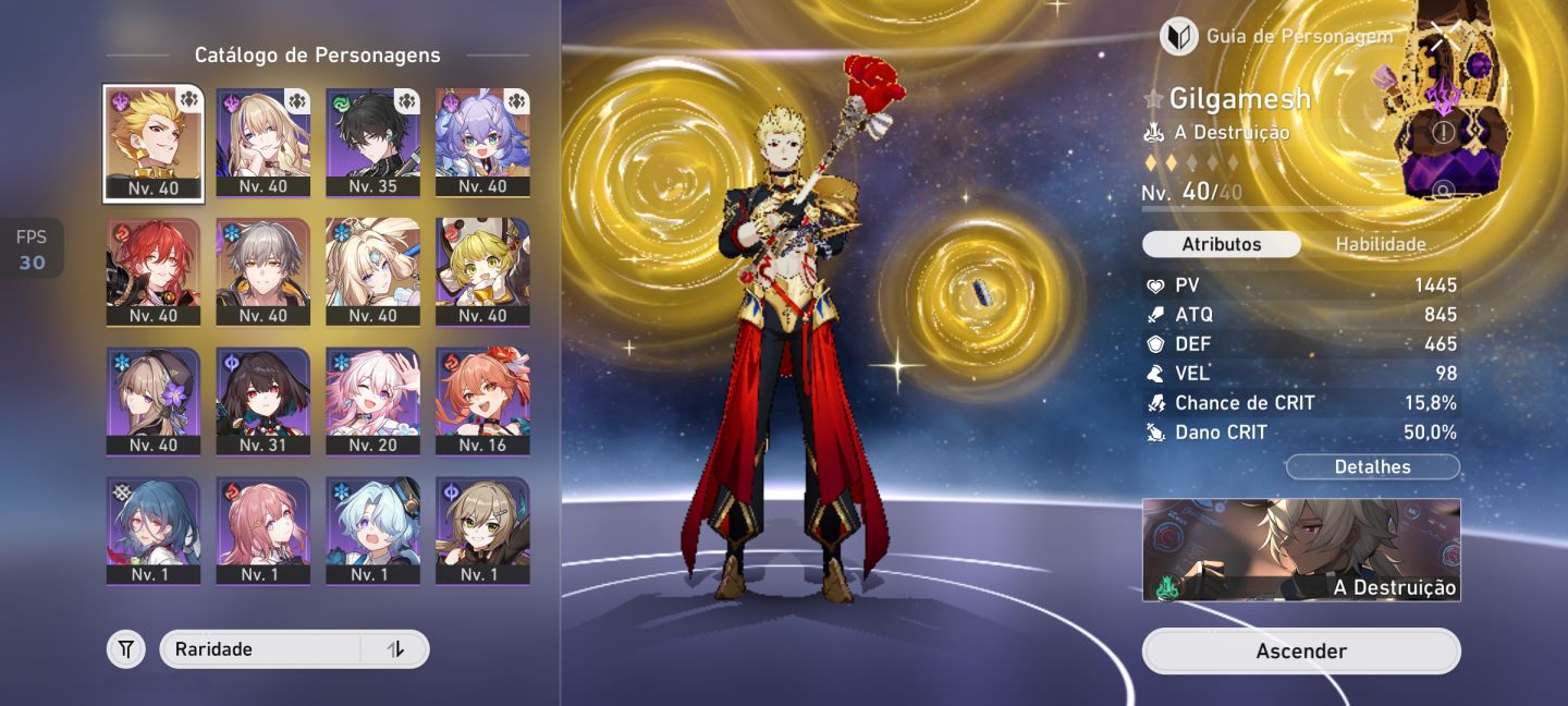 CONTA INICIANTE - AR 27 | PEARL + GILGAMESH + HIMEKO + BAILU + CONE BAILU