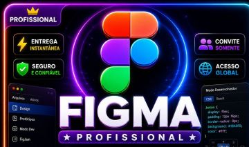 Figma Pro ( Acesso Privado) 30 dias de suporte e garantia créditos ilimitados