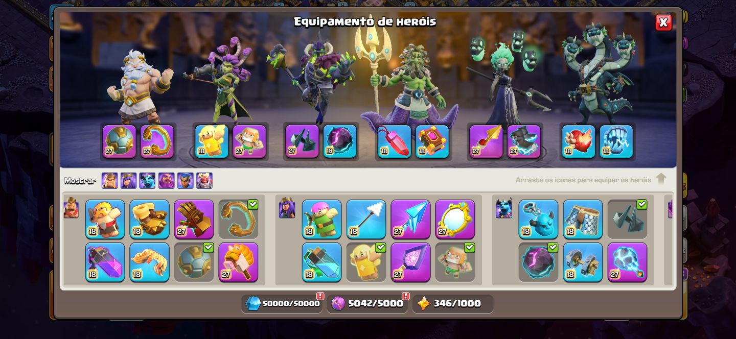 Conta full cv 18 , com muito recurso guardado
