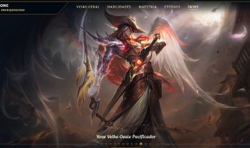 CONTA LEAGUE OF LEGENDS COM YONE PACIFICADOR DO VELHO OESTE