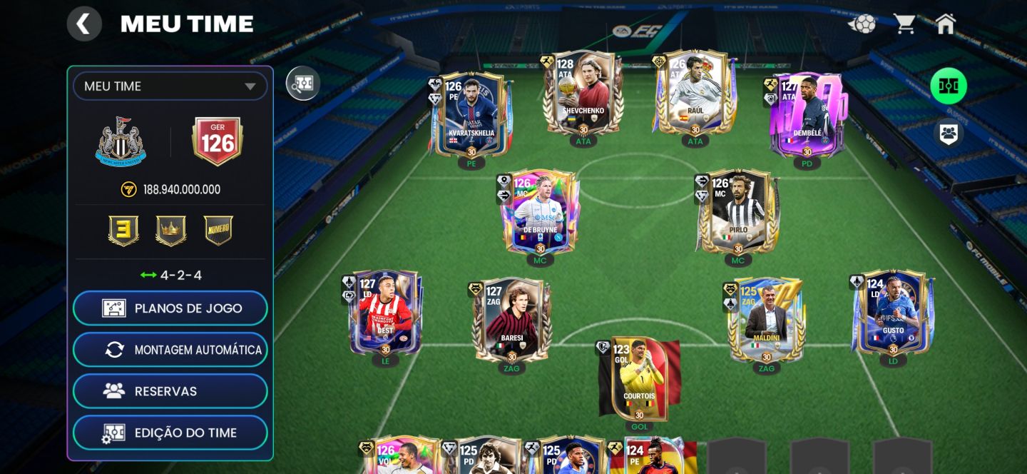 Conta fc mobile ovver 126