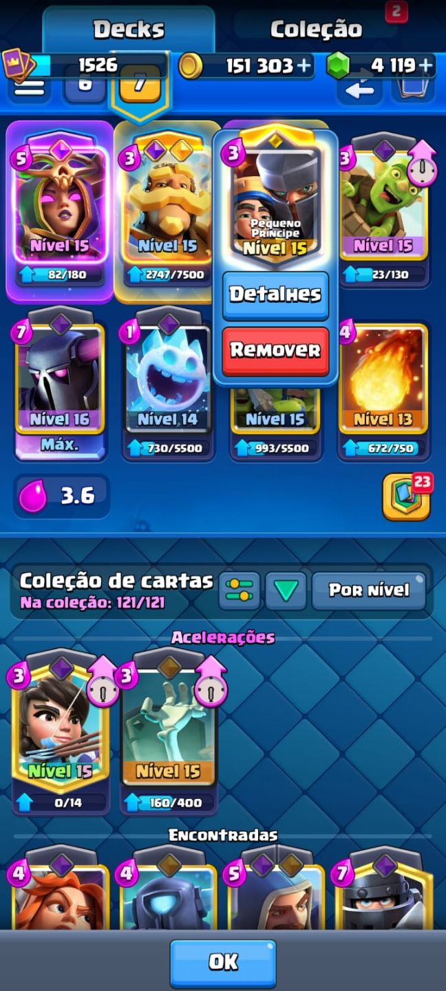 Conta Clash Royale à venda nível avançado!