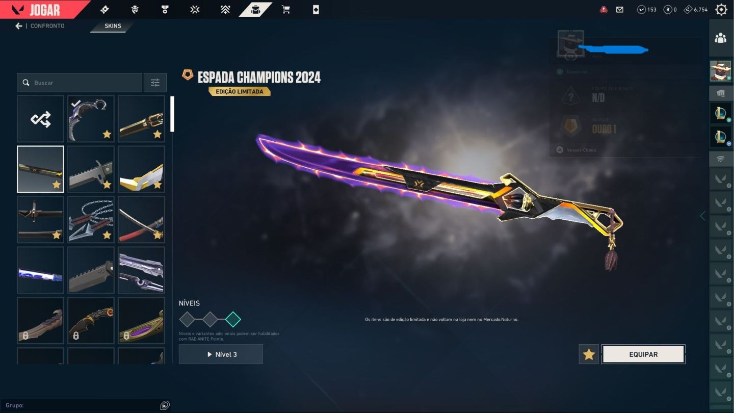 CONTA VALORANT E LOL COM CHAMPIONS 2024 E FACA 2025 COM MAIS DE 2K GASTOS