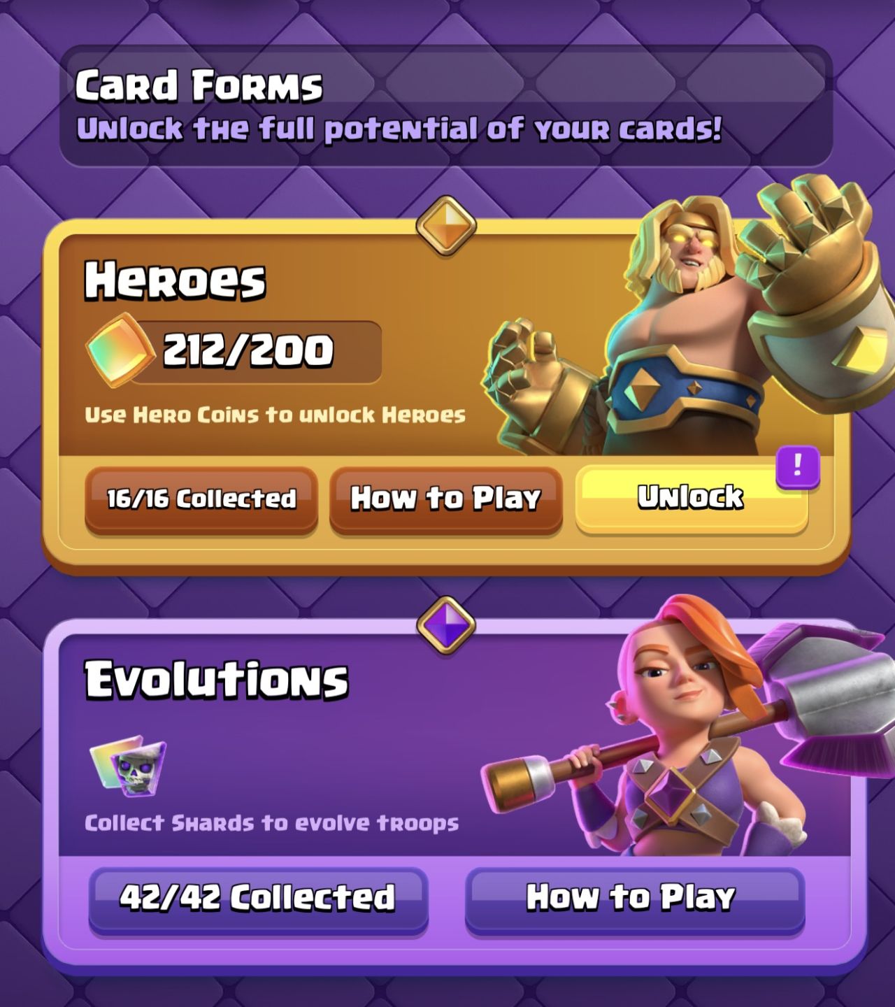 Conta Clash Full Max (todas as cartas/evos/heroi)