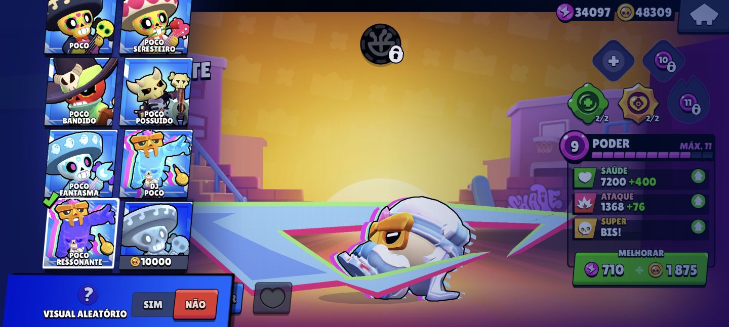 CONTA TOP DE BRAWL STARS COM 80K DE TROFÉUS E FAMA SOLAR