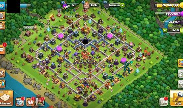 Clash of clans- centro de vila 16 upado