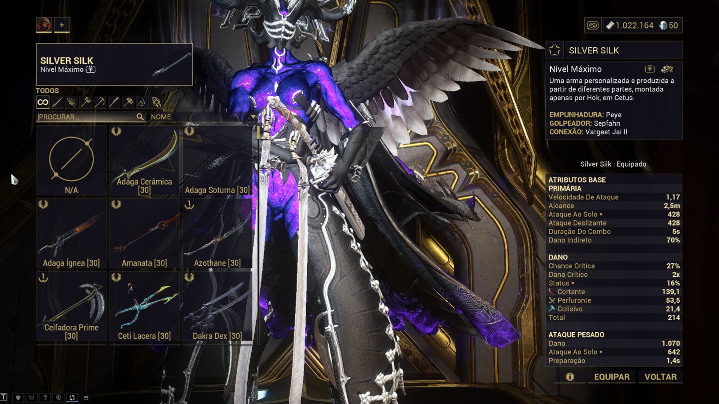 CONTA WARFRAME MR 24
