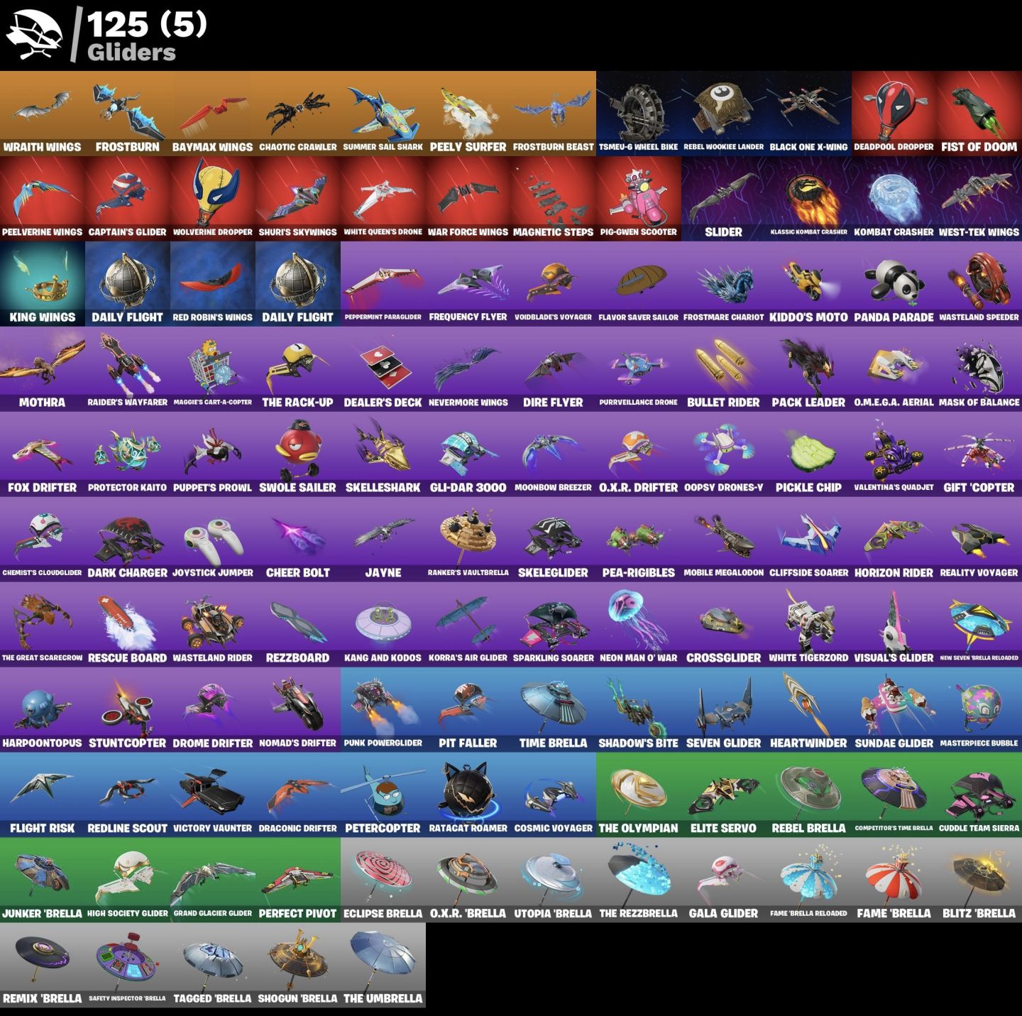 Conta fortnite desda temporada 4 passeS atualizado 147 skins e muitos mais!