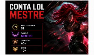 Conta MESTRE 10+ SKINS MMR ALTO