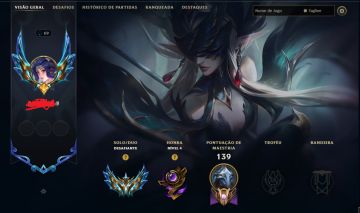 CONTA CHALLENGER(DESAFIANTE) ATUAL +2K200 PDL LEAGUE OF LEGENDS LOL