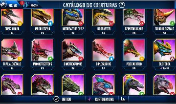 JURASSIC WORLD - THE GAME | SUPER-HÍBRIDOS + HÍBRIDOS + DINOS À SUA ESCOLHA